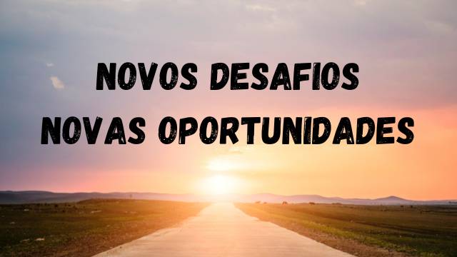 E ASSIM, RECOMEÇAMOS…